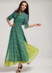 Chinese Style Long Dress Sandals