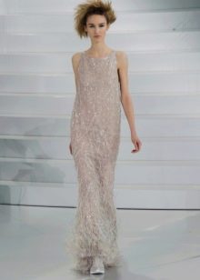 Floor-length dress from Chanel straight
