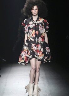 Summer Wide Floral Dress