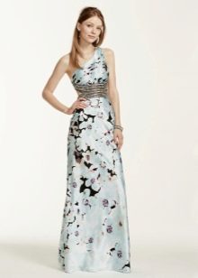 Floral one shoulder dress