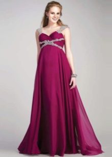 Maternity dress greek purple
