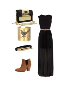 Long dress accessories