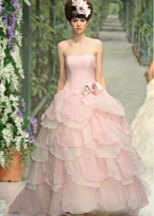 Lush wedding pink dress