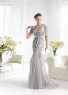Long silk dress