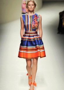 Lush printed silk dress