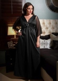 Full sleeve silk dress