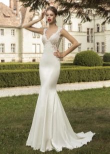 Wedding silk dress bodycon