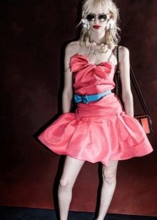 Silk short dress