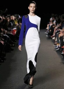 Sports dress for a celebration white and blue