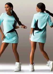 Light blue sports dress