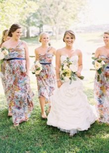 Floral Bridesmaid Dresses
