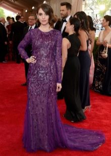Purple Sequined Dress