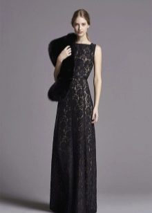 Black closed dress