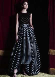 Dress-balloon short in front long in back