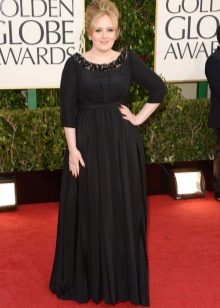 A-line dress for chubby