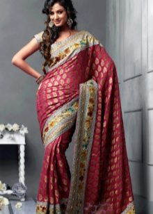 Sari dress red
