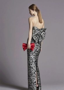 open back straight dress