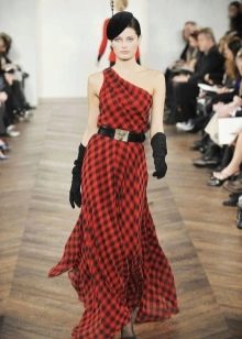Robe à carreaux