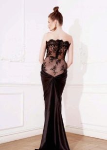 Mermaid Lace Back Dress