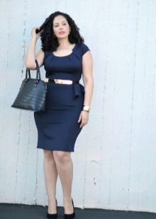 A-line bag for office dark blue sheath dress for overweight