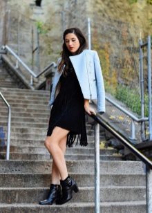 Outerwear for A-line dress