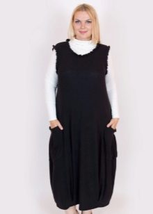 Balloon dress for plump