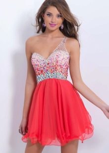 Bright babydoll dress