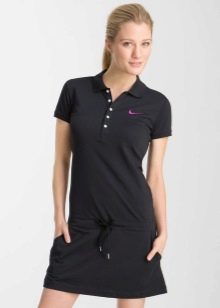 Low-rise polo dress