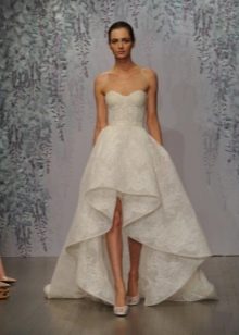 Fashionable dress with corset and fluff