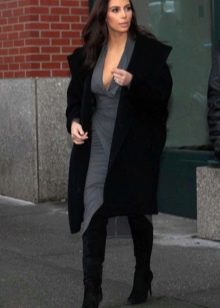 Outerwear for a wrap dress