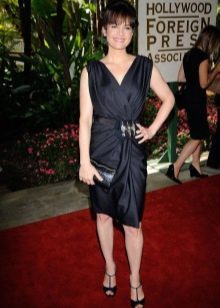 Sleeveless Black Wrap Dress