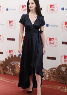 Long wrap dress