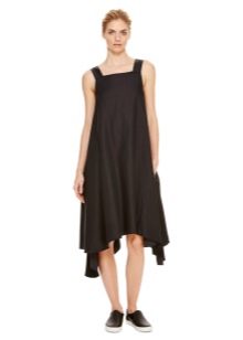 Black a-line dress
