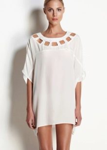 White tunic dress