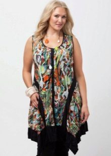 Tunic dress for plump