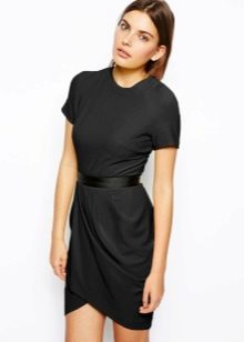 Beautiful black office dress tulip