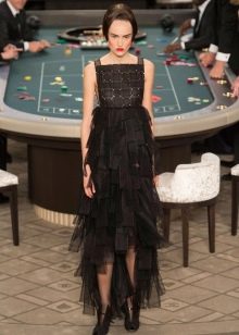 Chiffon chiffon dress