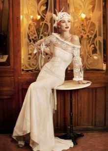 Chicago Style Feather Lace Dress