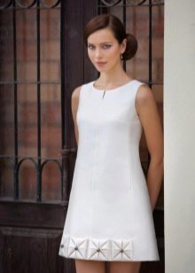 Audrey Hepburn Short A-Line Wedding Dress