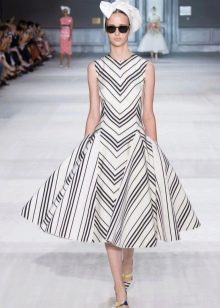 Striped dress in the style of dudes