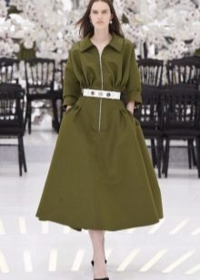 Green vintage dress