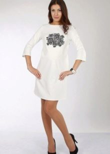 Maternity dress made of natural fabric