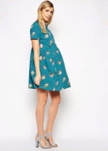 A-line dress for pregnant women