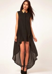 Dress shirt for figure Slim column
