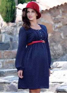Geometric polka dot dress