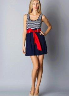 Nautical striped dress