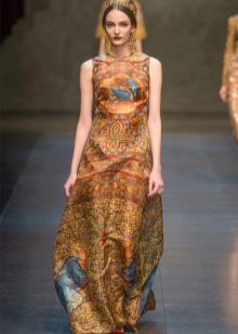 baroque dress gold
