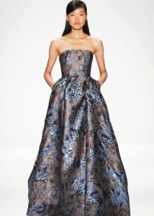 Colored baroque dress