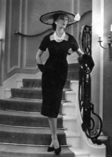 Tapered skirt of a dress from Christian Dior in the style of new bow