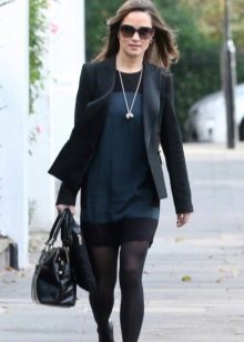 Cool Weather Two-Tone Casual Warm Dress